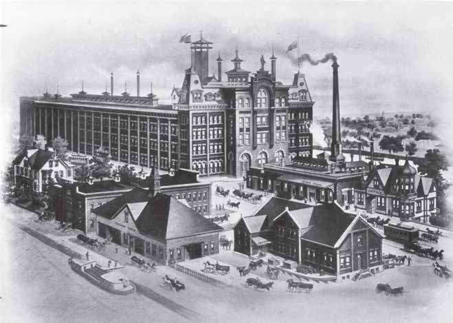 Centlivre Brewery in the 1880s